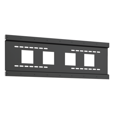 Montaje de Pared para Dockstation BodyCam / Acero SPCC / 4 Módulos de Expansión / 1132 x 370 mm