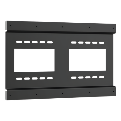 Montaje de Pared para Dockstation BodyCam / Acero SPCC / 593x370mm (1.95x1.21ft) / 4.8kg / 2 Módulos Expansión