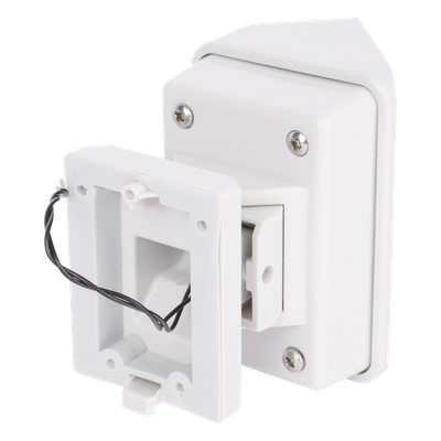 Montaje para Sensor PIR Exterior / Ajuste 90° / Cobertura Extendida 90° / Incluye Adaptador