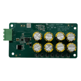 Módulo de Elevación de Emergencia / Corte de Energía / Super Capacitores / 106 × 50 × 22 mm / 0.06 kg / Brackets Incluidos