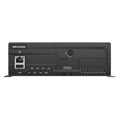 NVR Móvil / 16 Canales IP / 8 Puertos PoE / 2 Megapixel / GPS / 2.5' HDD / 9-32 VCC / -10 a 60 °C / 7.25 x 7.48 pulgadas