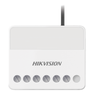 Relevador Inalámbrico / 1 Entrada Alarma 24 h / 1 Salida 0-36 Vcc 5 A / 433 MHz Bidireccional / AES-128 / LED de Estado