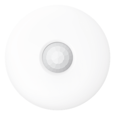 Sensor PIR Dual-Tech de Techo / Cobertura 360° / Rango 12 m (39.4 ft) / 172 Zonas / PIR + Microondas 24 GHz / Interior