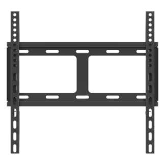 Soporte de Pared para Pantallas / VESA hasta 400x400 mm / Acero Sólido Anti-Torsión / Diseño Compacto 450x420x25 mm / Color Negro