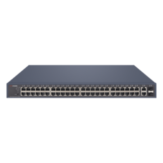 Switch PoE+ Administrable / 48 Puertos Gigabit PoE+ / 2 Puertos Uplink Gigabit / 2 Puertos SFP / 470W / 1U Rack