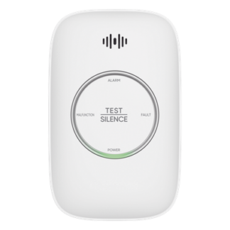 Detector de Gas Natural / CH4 Metano / Rango 0-25% LEL / Alarma 70-115 dB a 1 m / Salida para Válvula y Ventilador / IP30