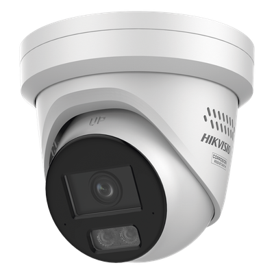 Turret IP / 6 MP / Lente 2.8 mm / IR 30 m + Luz Blanca 30 m / 98 pies / IP67 NEMA 4X / WDR 130 dB / AcuSense 3.0 / Metal