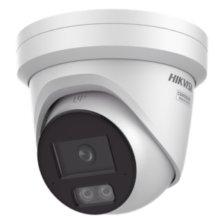 Turret IP 4 Megapixel / Lente 2.8 mm / 98 pies IR + Luz Blanca / Doble Micrófono / IP67 / WDR 130 dB / AcuSense 3.0 / NEMA 4X / AcuSeek