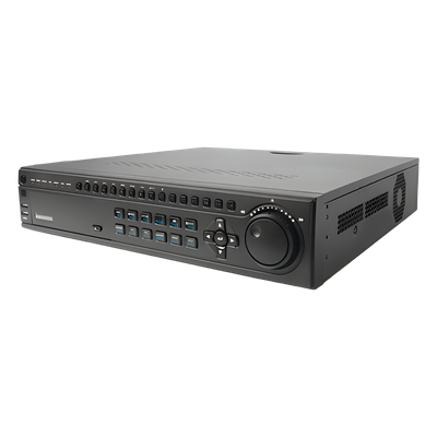 Videograbadora digital de 16 canales a 4CIF, 16 entradas de audio, teclado frontal y salida VGA