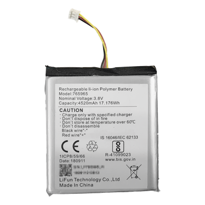 Batería de Respaldo para Alarma / 4520 mAh / Peso 80 g / Perfil 8 mm DS-PA-BATTERY
