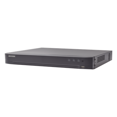 DVR Pentahíbrido / 16 Canales (8 TURBOHD + 8 IP) / 8 Megapixel (4K) IDS-7208HUHI-M1/XT