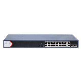 Switch PoE+ Administrable / 16 Puertos 1000 Mbps PoE+ DS-3E1520P-EI