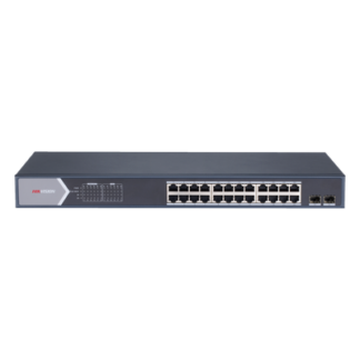 Switch PoE+ Administrable / 24 Puertos Gigabit / 2 Puertos SFP DS-3E1526P-SI