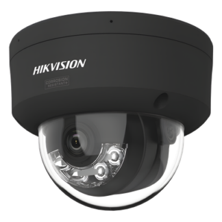 Domo IP 6 Megapixel / Lente 2.8 mm / 98.4 pies IR + Luz Blanca / 2 Micrófonos / IP67 / WDR 130 dB / AcuSense 3.0 / NEMA 4X / AcuSeek / Metal